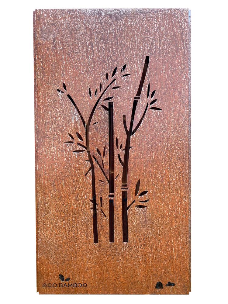 Corten staal buiten plaat Bamboo 180x90 cm